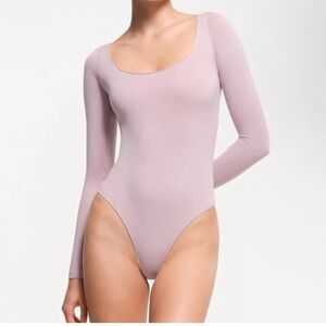SKIMS Mauve Long Sleeve Bodysuit
